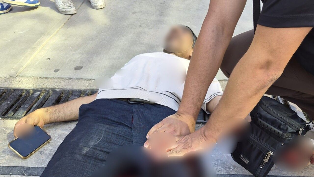 Kasklı saldırgan kovaladığı şahsı bacağından vurup kaçtı
