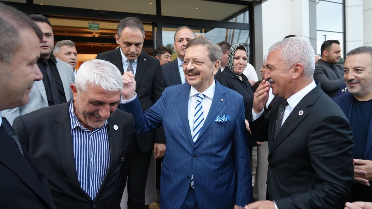 Aslantaş, tobb başkanı hisarcıklıoğlu ile Sakarya'da bir araya geldi