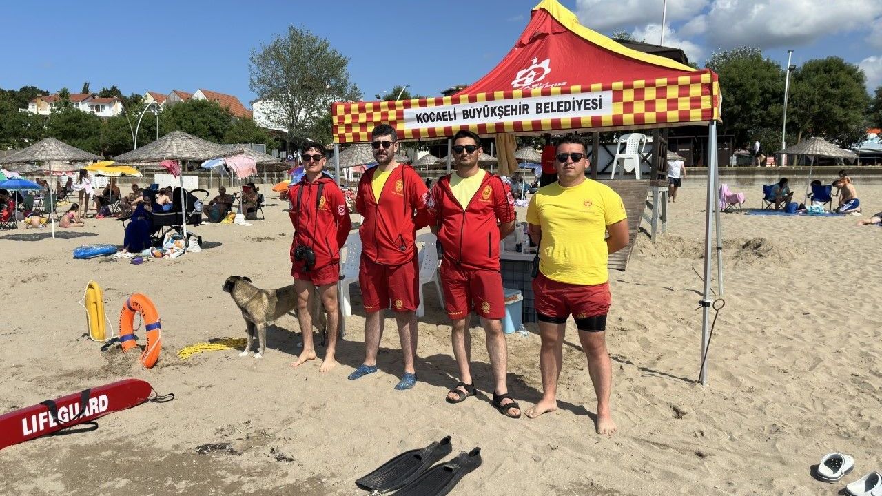 Kocaeli sahillerinde bir haftada 87 kişi boğulmaktan kurtarıldı