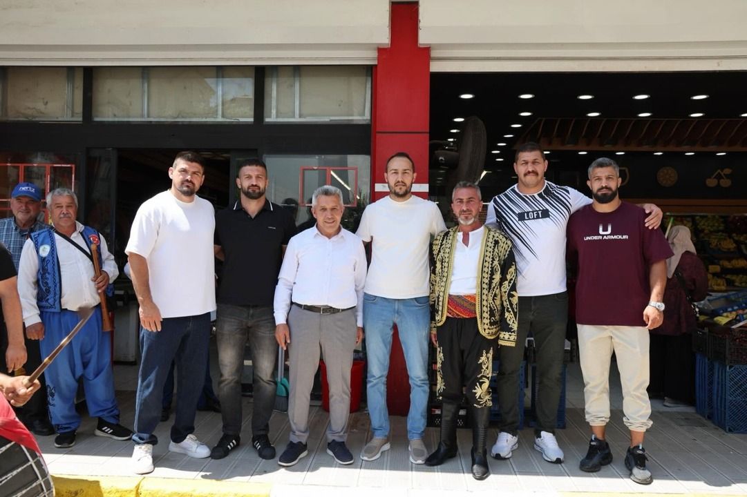 Tarihi Namazgâh Yağlı Pehlivan Güreşleri Öncesi Kandıra'da Davet Turu