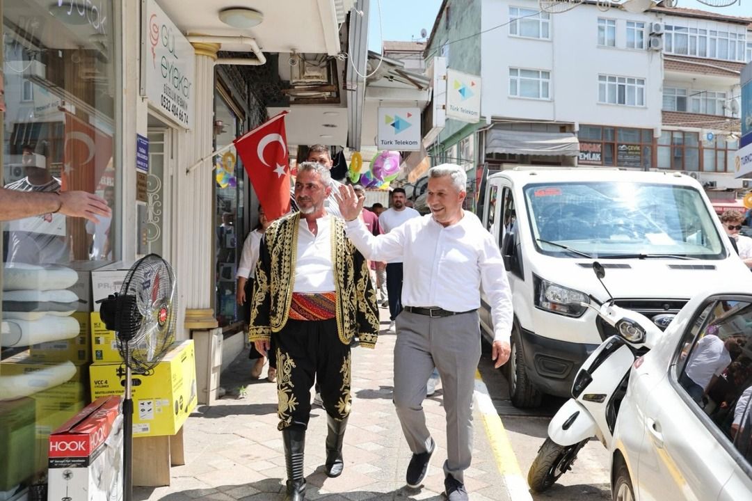 Tarihi Namazgâh Yağlı Pehlivan Güreşleri Öncesi Kandıra'da Davet Turu