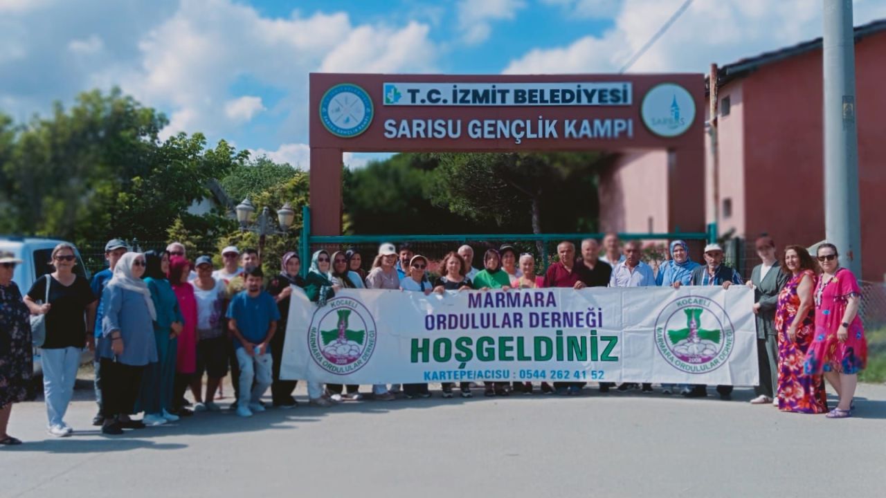 Marmara Ordulular Derneği'nden Kandıra Sarısu Gençlik Kampı'nda renkli buluşma