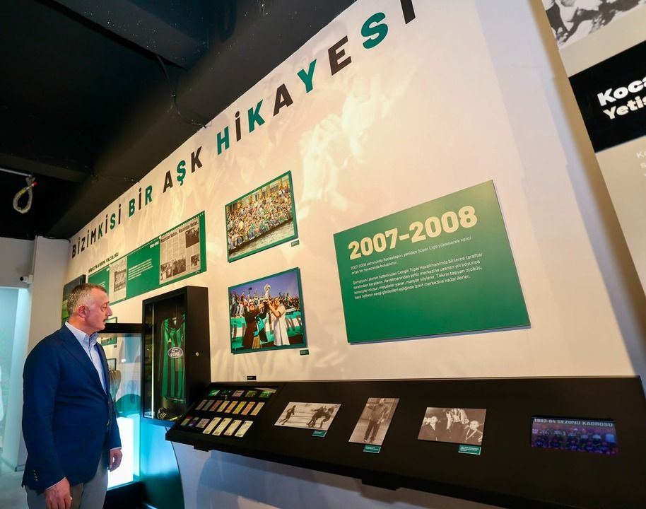 Kocaelispor’un hafızası bu müzede yaşayacak