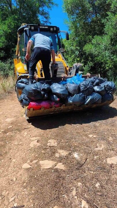 Tatilcilerin akınına uğrayan Kandıra’da 387 ton atık toplandı