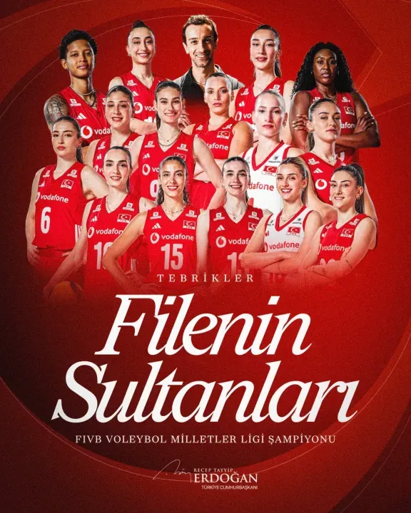 Cumhurbaşkanı Erdoğan’dan 'Filenin Sultanları’na tebrik