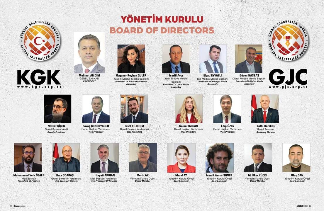 KGK yeni yönetimi görev bölümü yaptı.