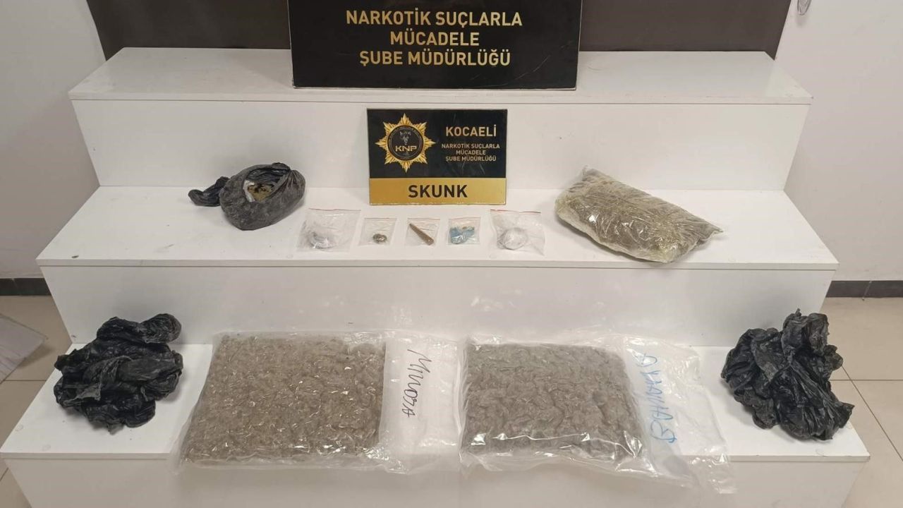 Kocaeli'de kilolarca skunk ele geçirildi