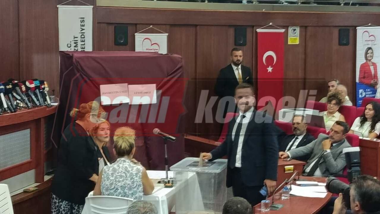 İzmit Belediye Başkanvekili seçiminde ilk tur tamamlandı