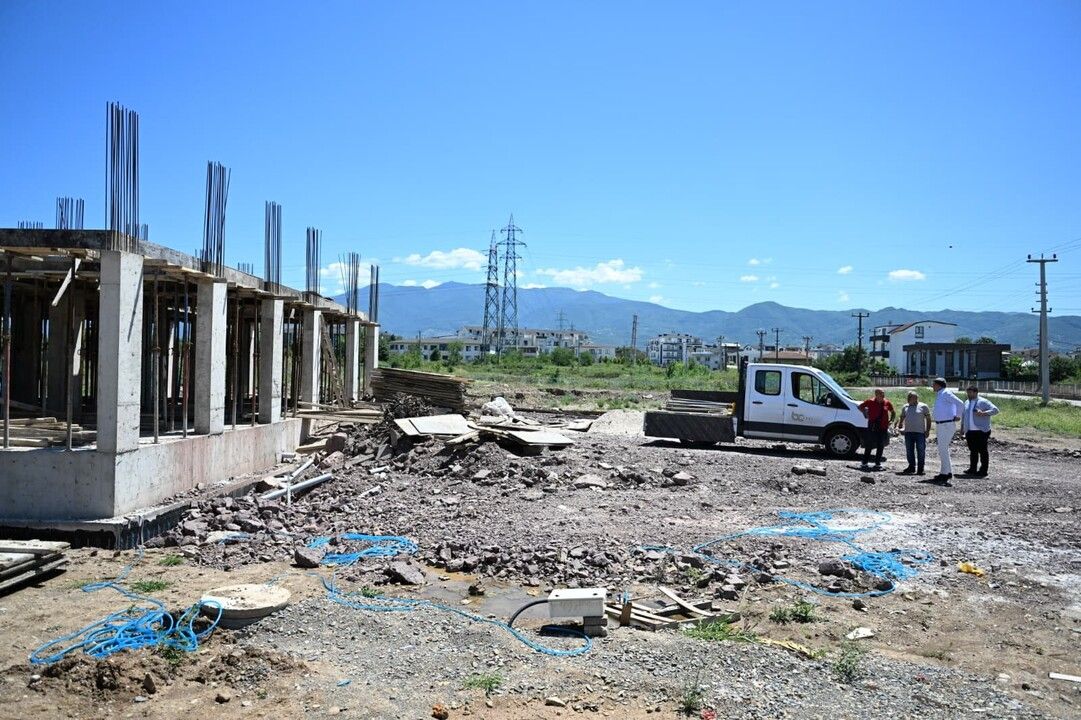 Kartepe'deki yeni Polis Merkezi Amirliği inşaatı yükseliyor