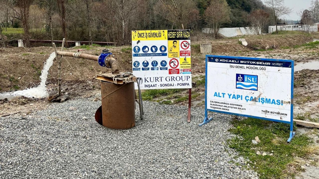 İSU'dan Başiskele Ve Kartepe'de Yeni Derin Kuyu Yatırımları Sürüyor