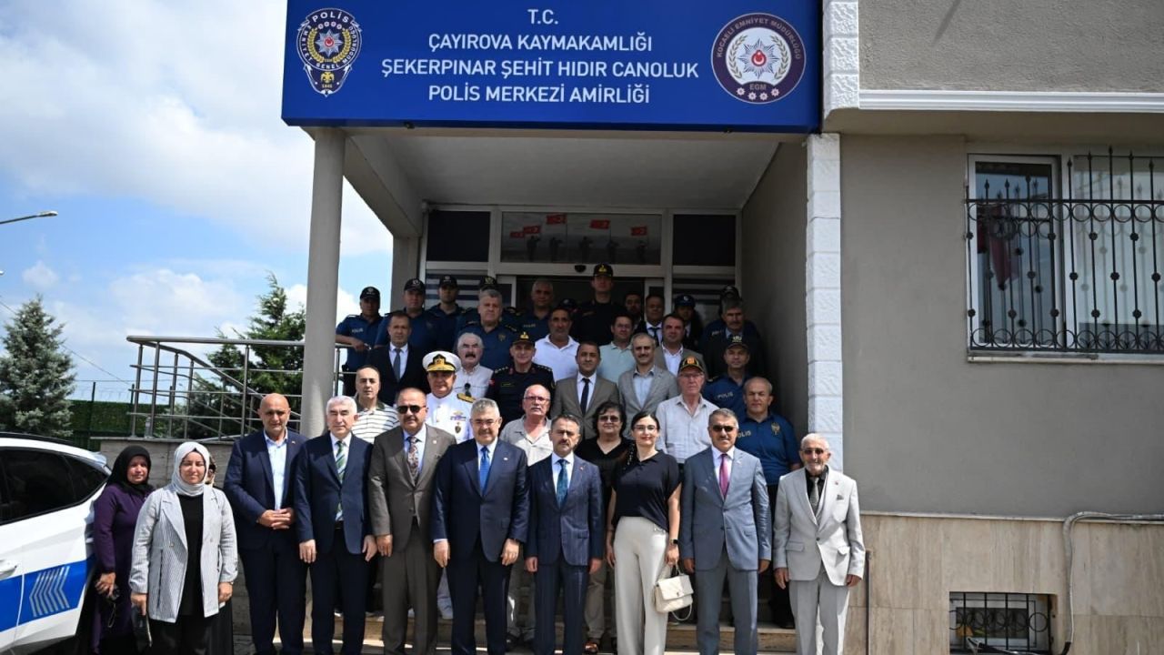 Çayırova’da Şehit Hıdır Canoluk’un adı yeni polis merkezinde yaşatılacak