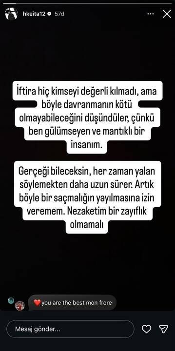 Keita sessizliğini bozdu: “Saçmalığın yayılmasına izin veremem”