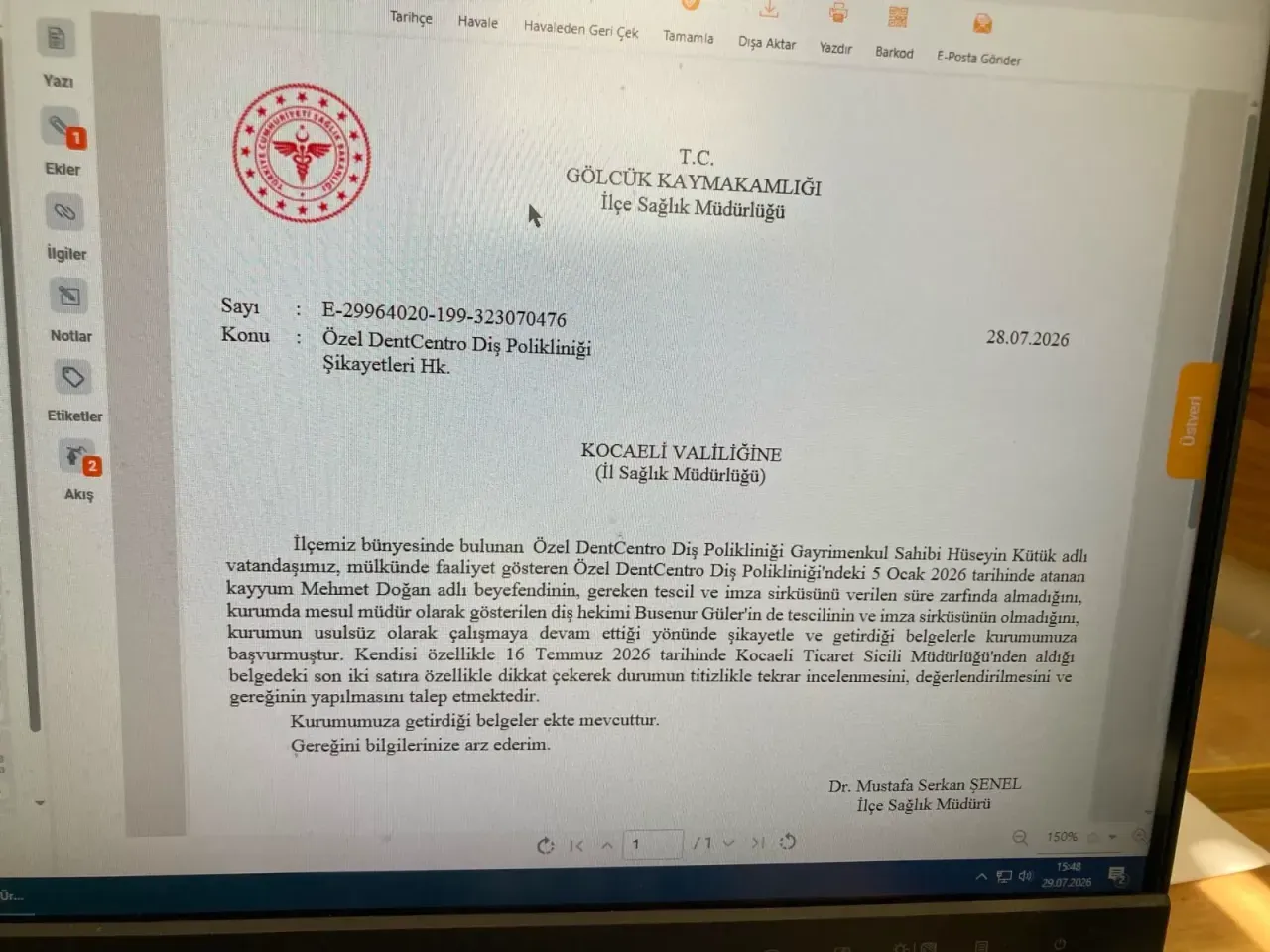 Kaçak Klinik Faaliyetleri ve Usulsüz Yönetim İddiası