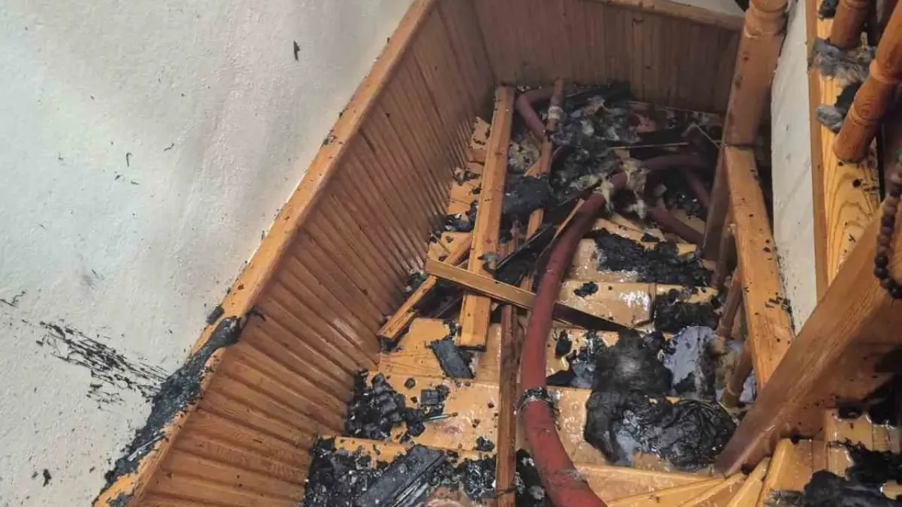 Tadilat sırasında çıkan kıvılcımlar yangına sebep oldu
