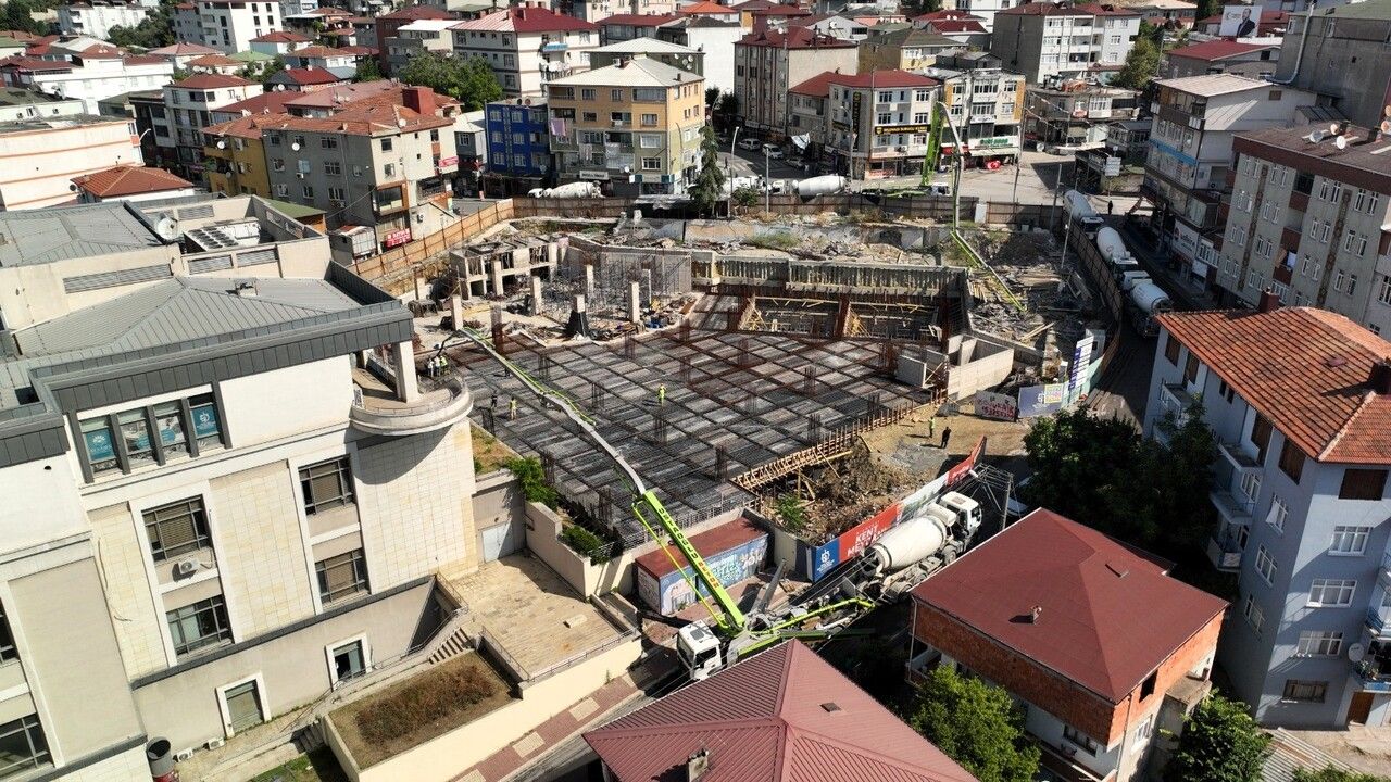 Dilovası Kent Meydanı inşaatında yeni aşama